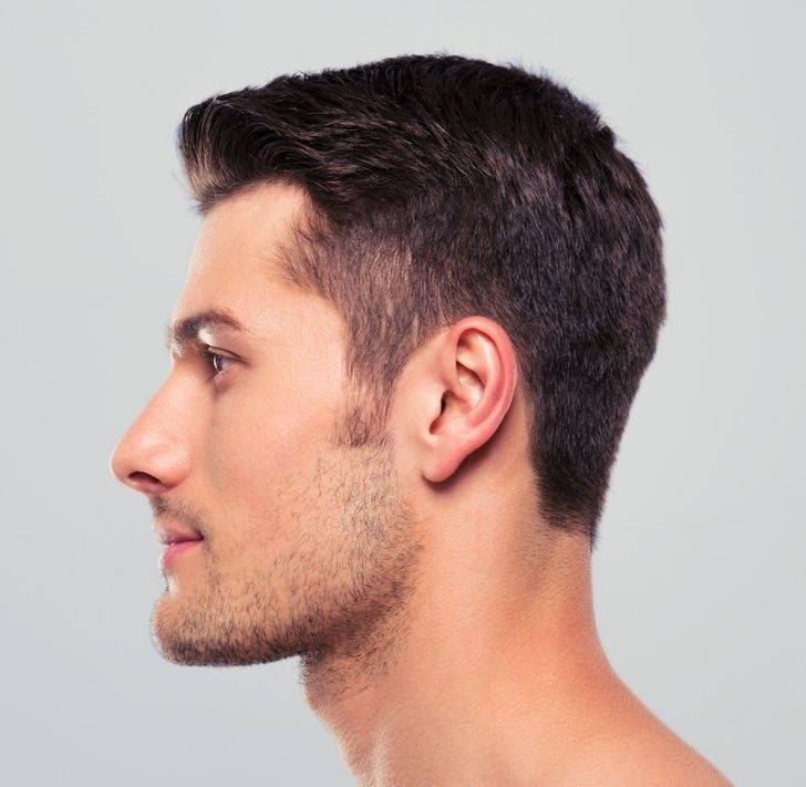 man's profile portrait