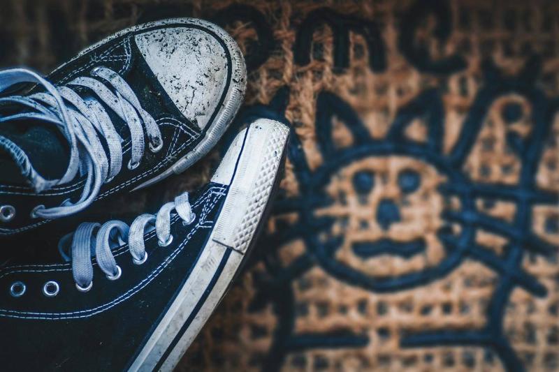 Converse Shoes A dirty pair of converse.