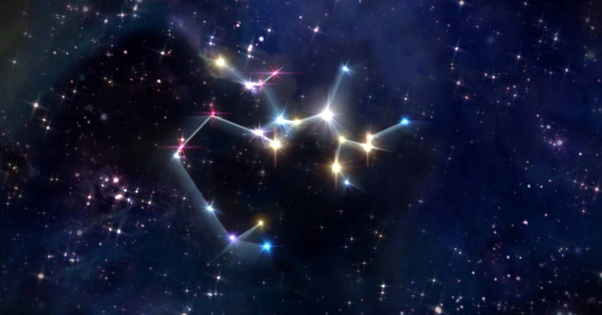 Sagittarius Constellation in the night sky