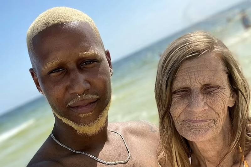 Quran McCain, now 24, and his fiancée, Cheryl McGregor, 61, from Rome, Georgia, first met when he was just 15, but insist there was no romantic feelings between them until last year. The couple are now engaged after a year of dating