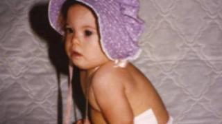 bride as a baby vintage picture