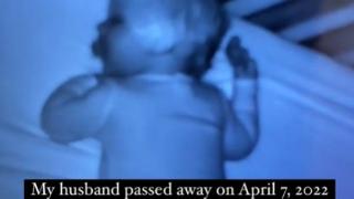 The video of Leo in his crib with the orb of light on his head.