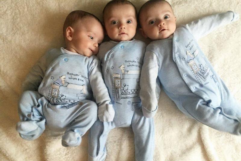 triplets as babies
