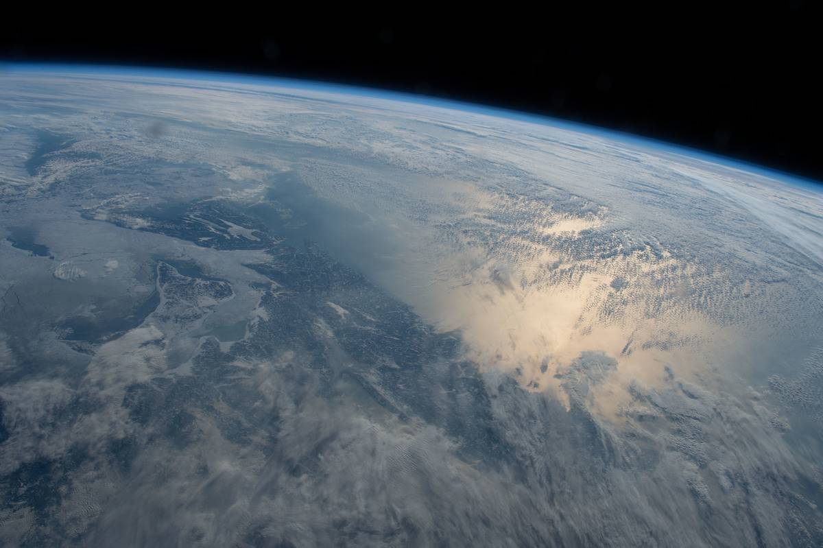 An image of Earth from the ISS.