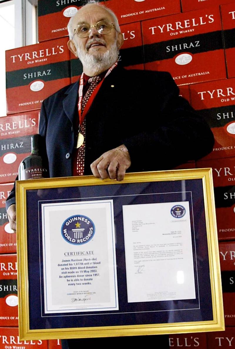 James with his Guinness World record certificate.