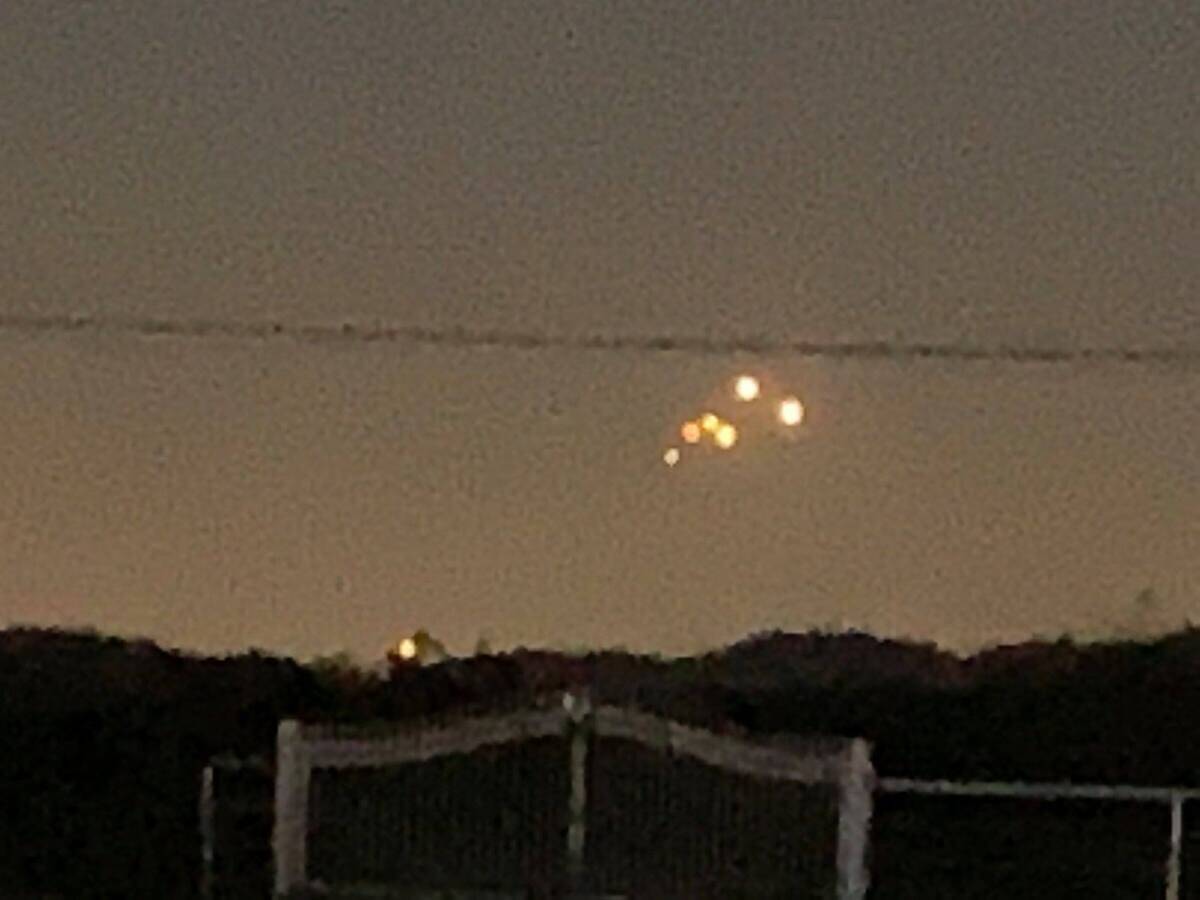 Strange lights in the sky above Stardust Ranch.