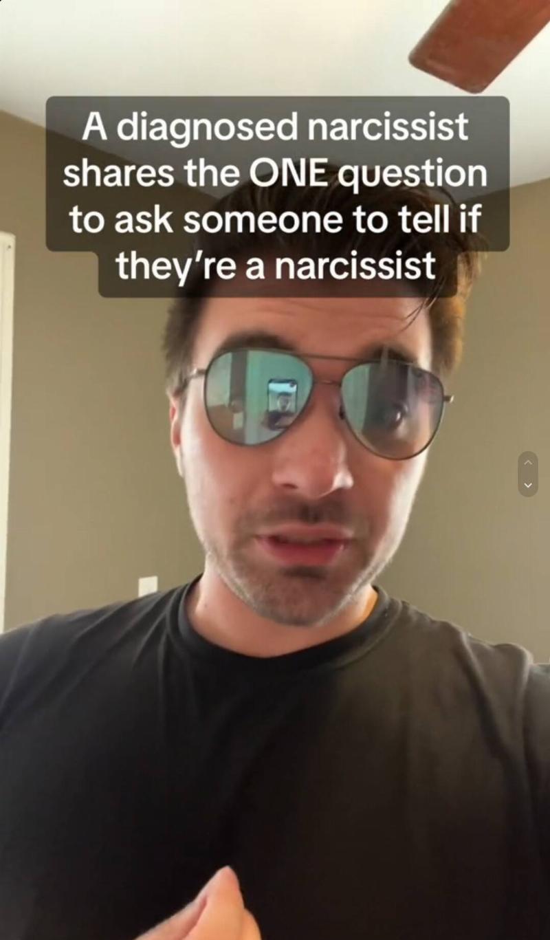 The Nameless Narcissist talking in his video about the question at hand.