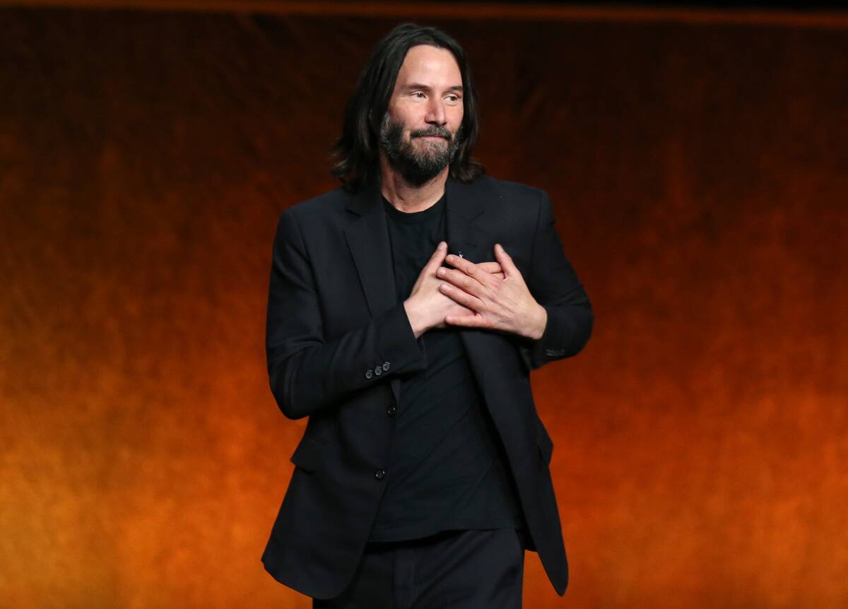 Actor Keanu Reeves speaks about his upcoming movie 