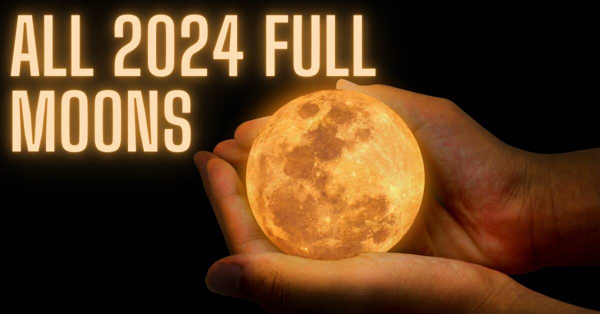 A pair of hands cupping a small, glowing moon. 