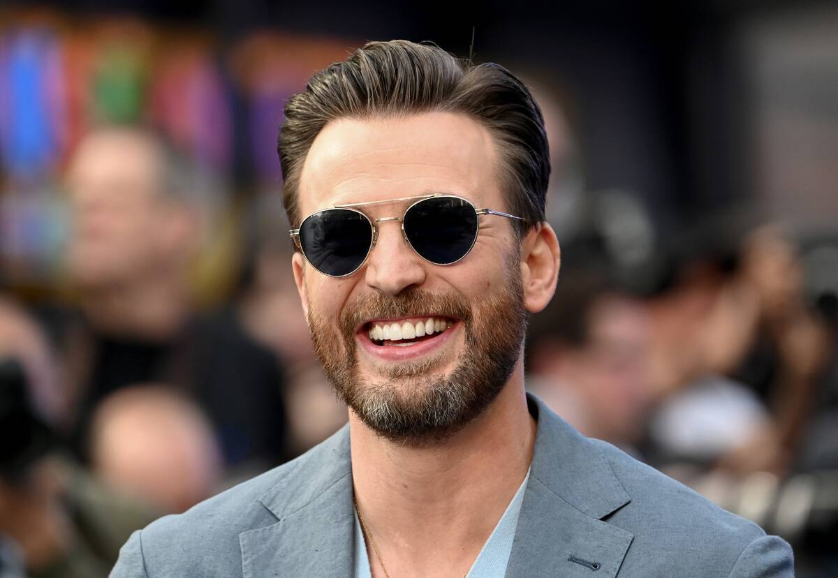 Chris Evans attends the UK Premiere of Disney Pixars' 