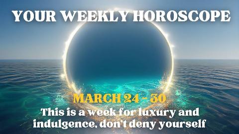 A ring of light atop a large body of water appears as a portal to the depths below, hanging suspended above the surface. There's text atop this image that reads, 