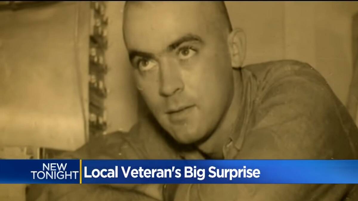 A young photo of Barnes from his military days.