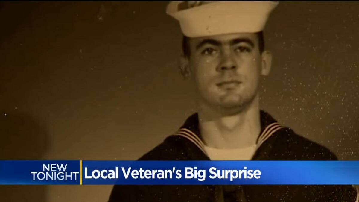 A young photo of Barnes from his military days.