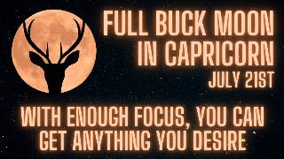 A starry background with glowing orange text on top that reads, 