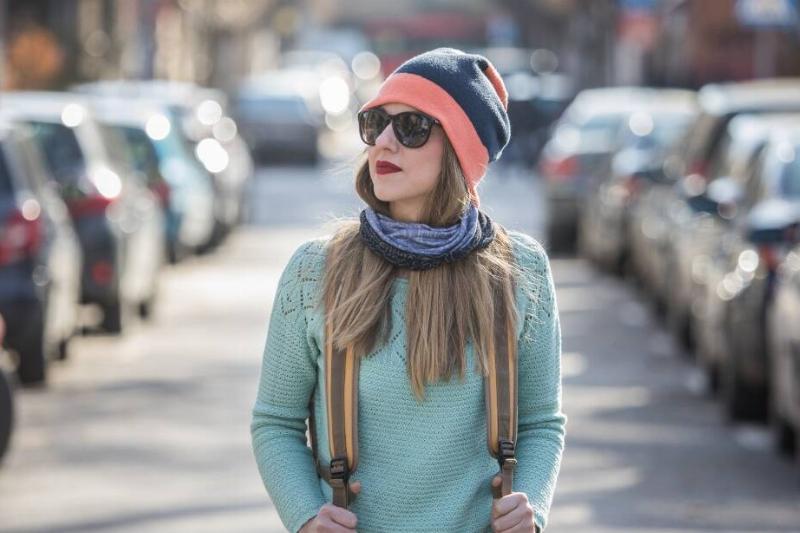 a woman aware of her surroundings