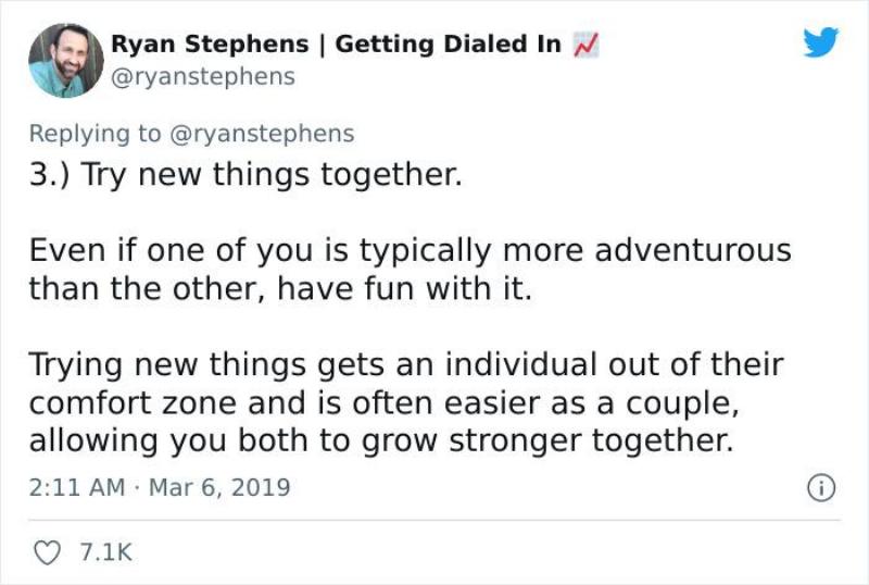 try new things together tweet