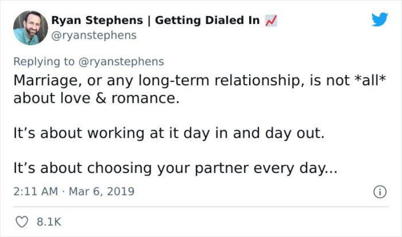 it's about choosing each other everyday tweet