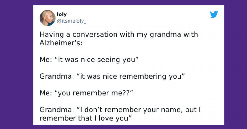 Tweet conversation between grandma and grandkid