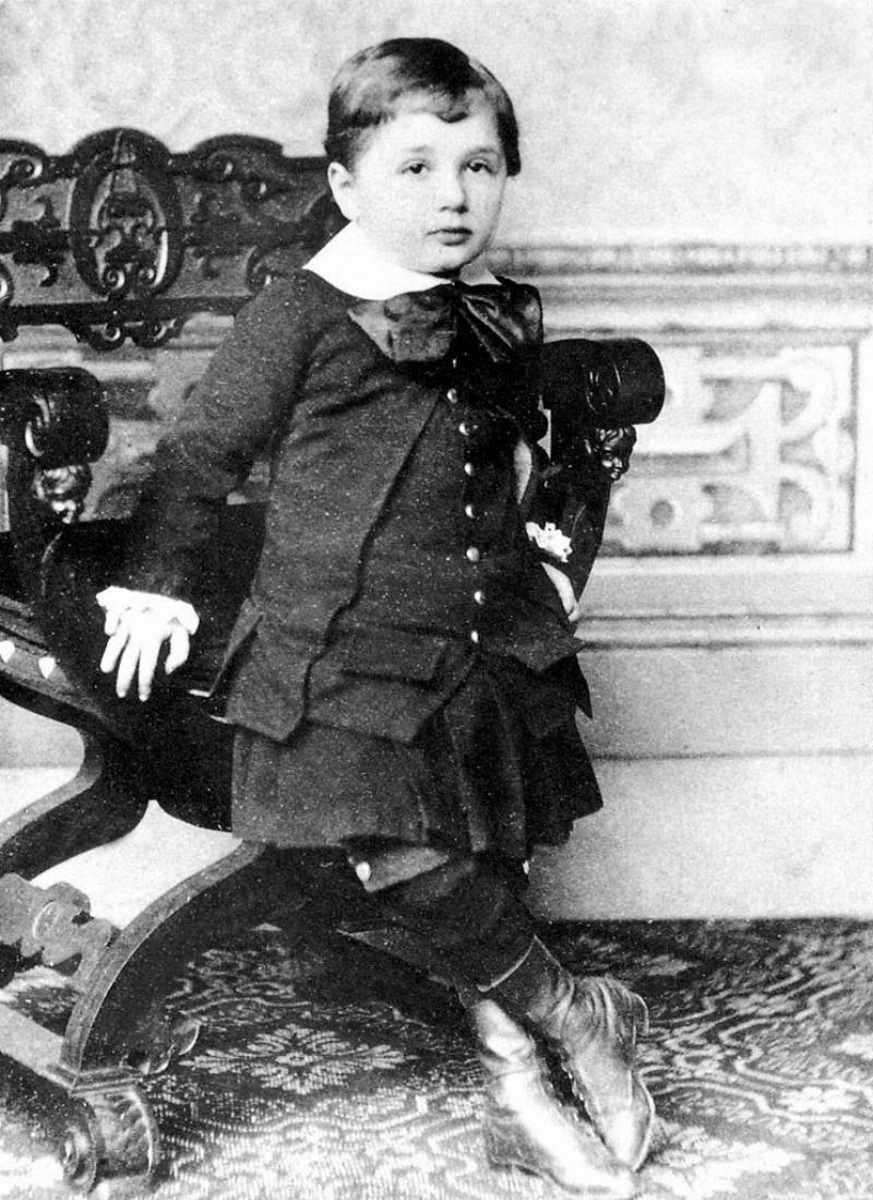 lbert Einstein (1879-1955) at 3, 1882