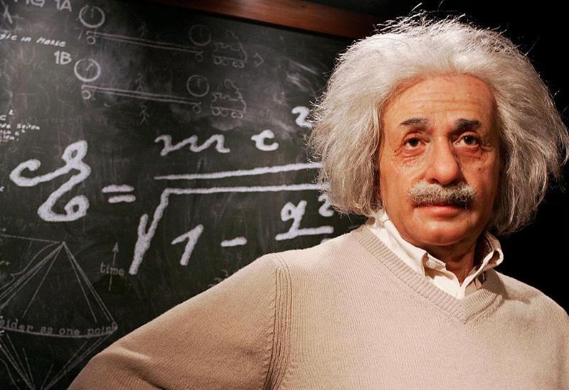 A wax model of Albert Einstein is displayed in the Berlin Branch of Madame Tussauds on July 3, in Berlin, Germany. The famous Madame Tussauds wax figure cabinett is due to open its location in Berlin on July 9th.
