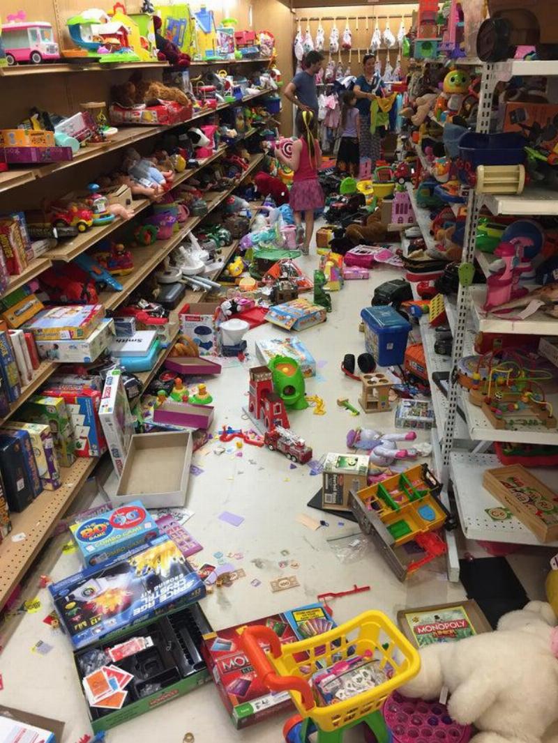 toy aisle with toys everywhere