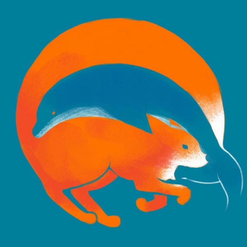 fox / dolphin optical illusion
