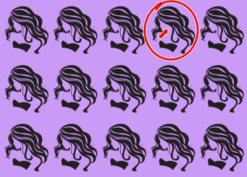 collage of women on purple background with circled answer