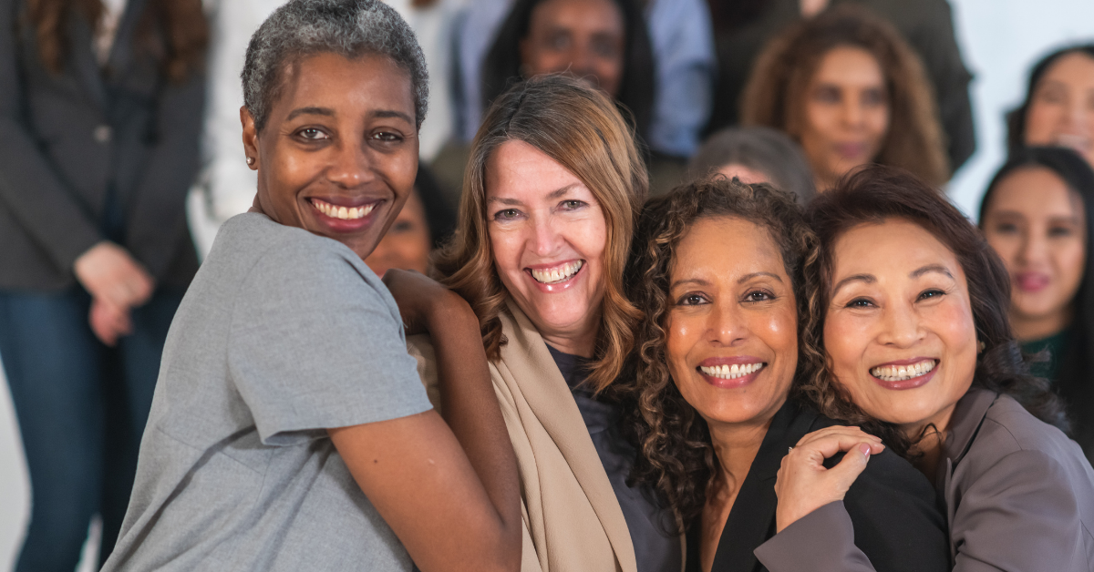 Group of women at photoshoot