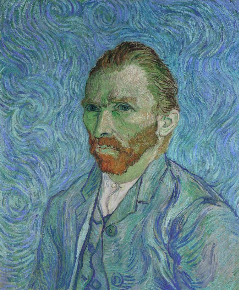 Vincent Van Gogh. Self-portrait. Oil on canvas (1889). 65 x 54,5 cm.