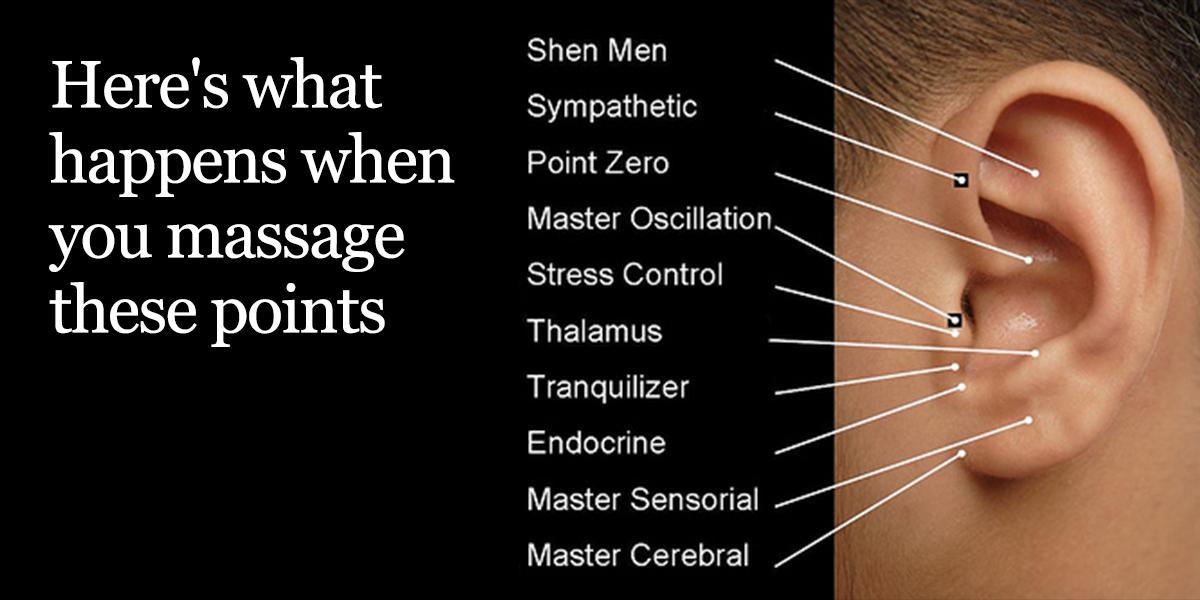 Here's What Happens When You Massage These Points On Your Ear